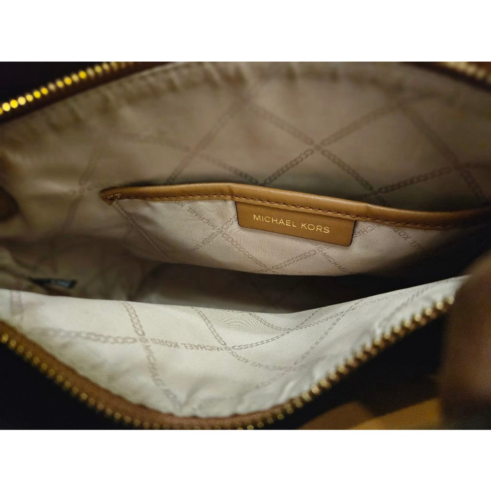 Michael Kors Brown Leather Shoulder Bag - Picture 8 of 15